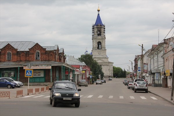 038-Улица Луначарского, колокольня Воскресенского собора